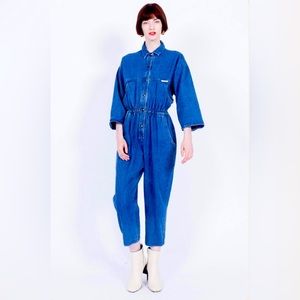 Perfect Vintage 80s Denim Jumpsuit